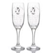 Personalised 30th Anniversary Champagne Flutes