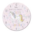 Personalised Always Be A Unicorn Clock