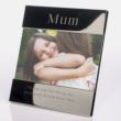 Personalised Mum Shiny Silver Photo Frame