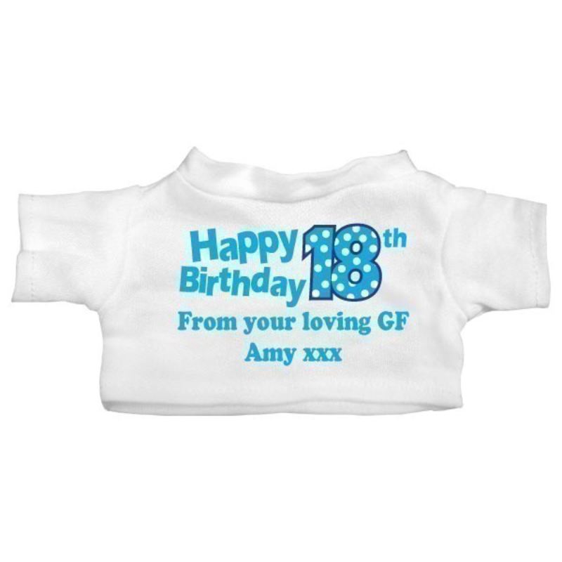 18th Birthday Personalised Teddy Bear product image