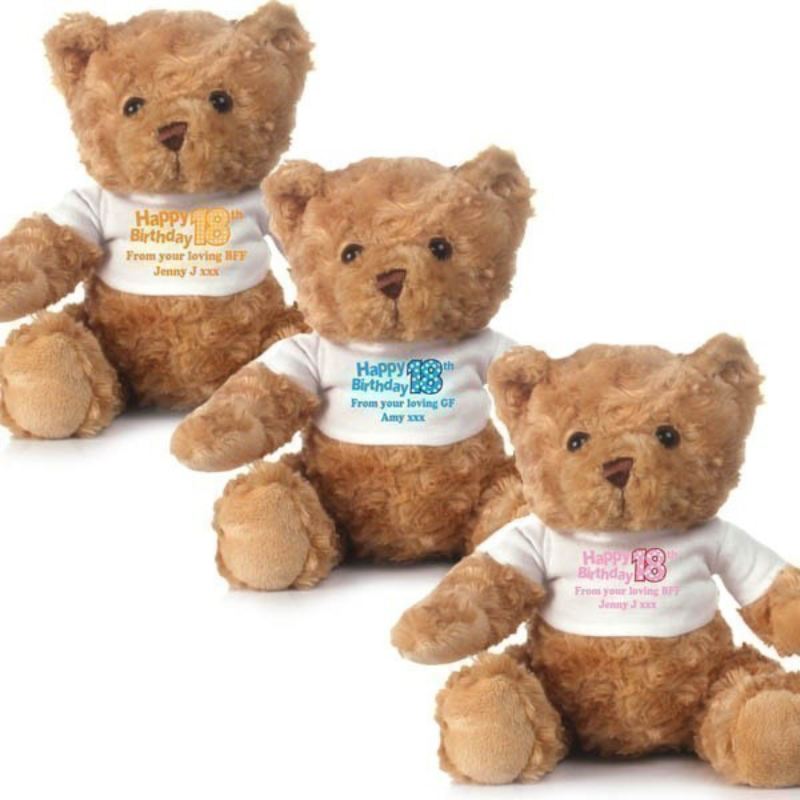 18th birthday teddy bear
