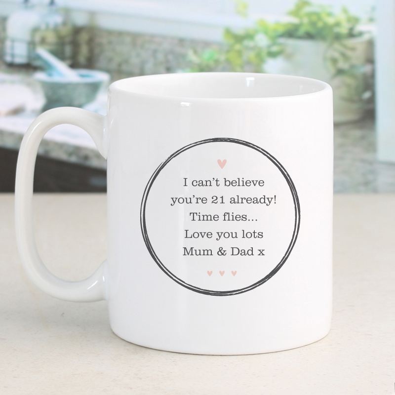 Personalised Established In 21st Birthday Female Mug product image