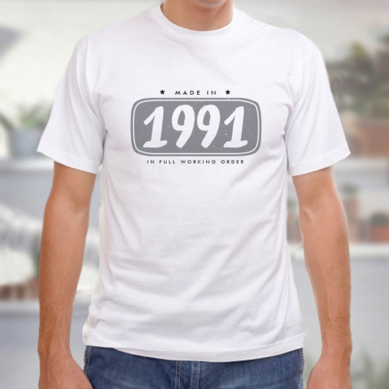 30th Birthday Personalised Mens T-shirt product image