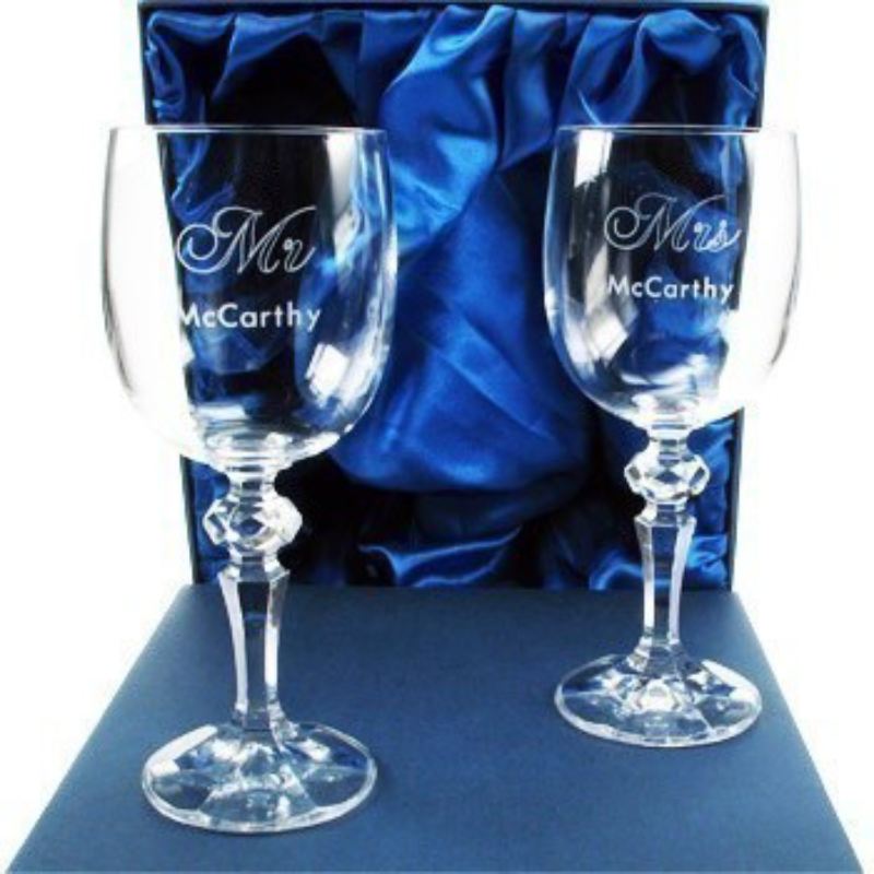 50th Anniversary Wine Glasses product image