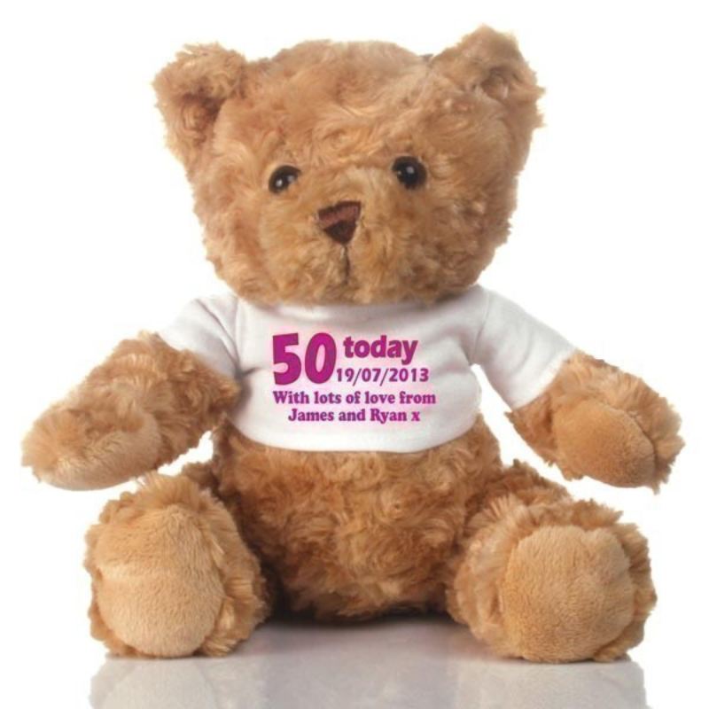 50th birthday teddy bears