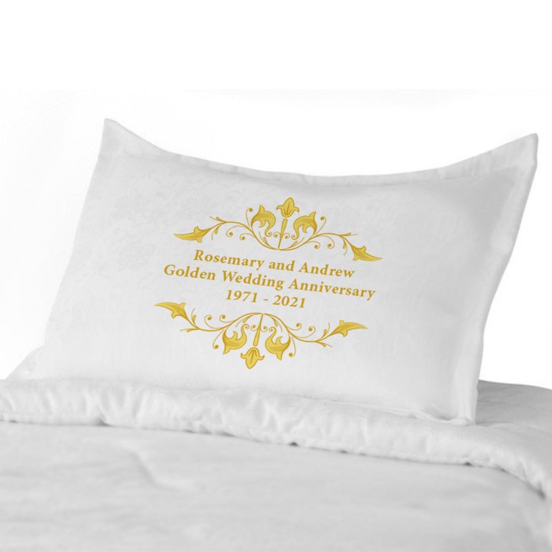 Golden Anniversary Pillowcases product image