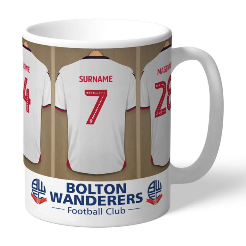 Personalised Bolton Wanderers FC Dressing Room Mug product image