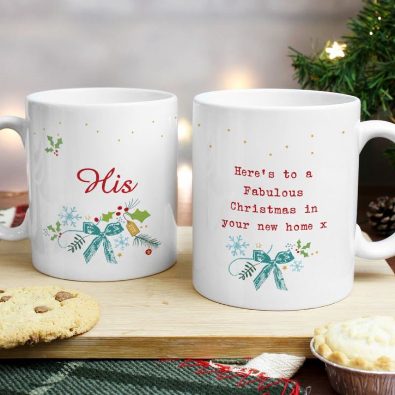 Personalised Classic Christmas Mug Set product image