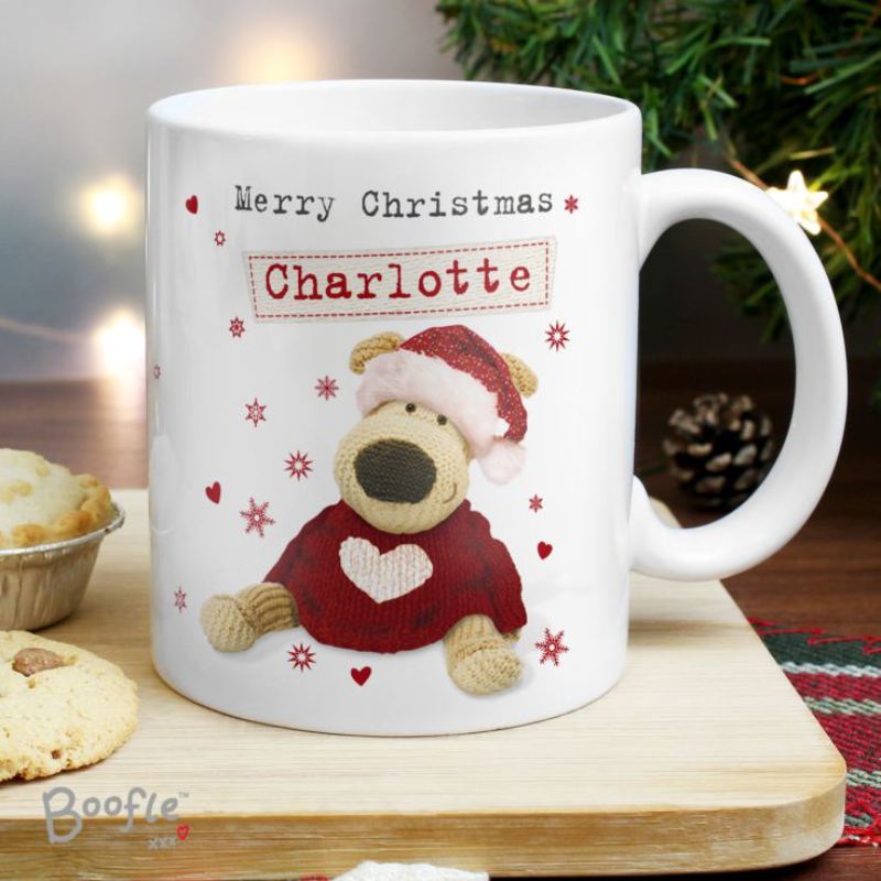 Personalised Boofle Christmas Love Mug product image