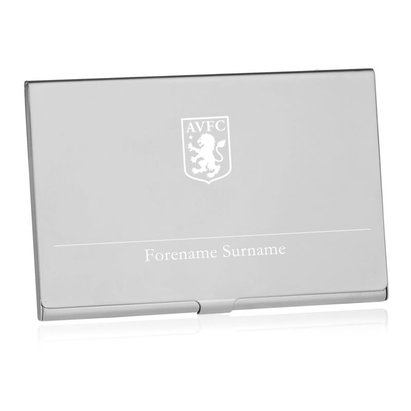 Personalised Aston Villa Football Club Business Card Holder product image