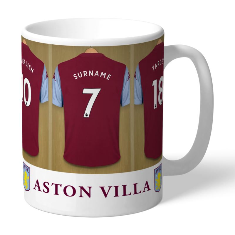 Personalised Aston Villa FC Dressing Room Mug product image