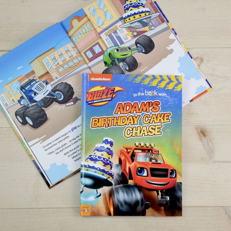 Personalised Blaze and The Monster Machines Birthday Book product image