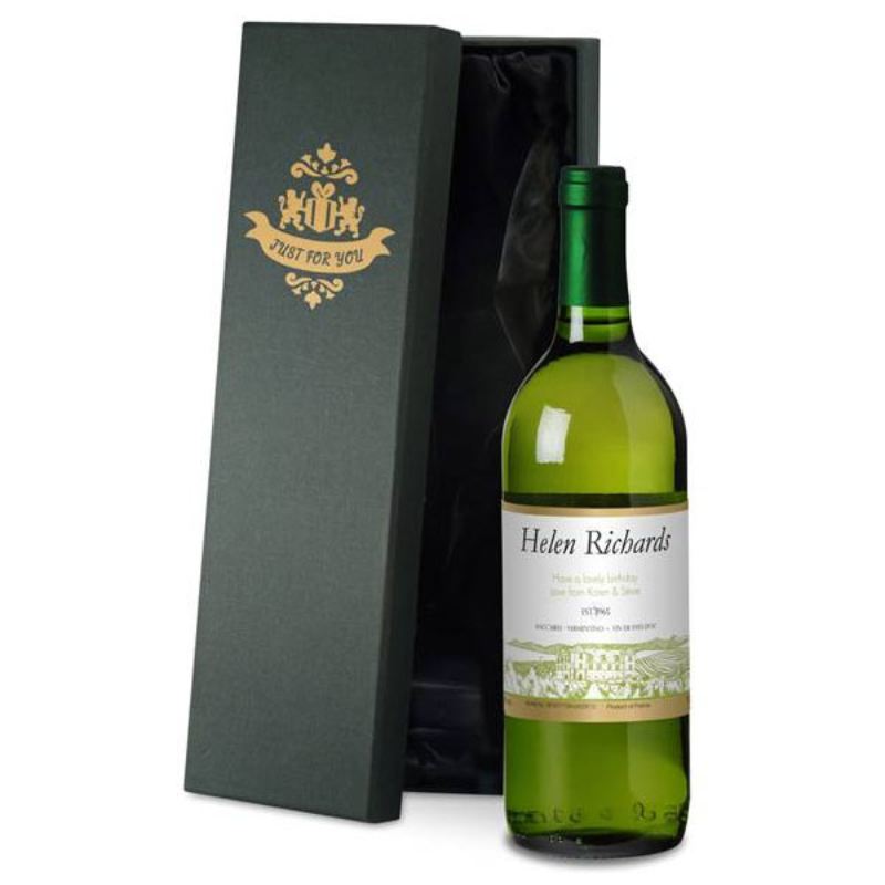 Personalised White Wine product image