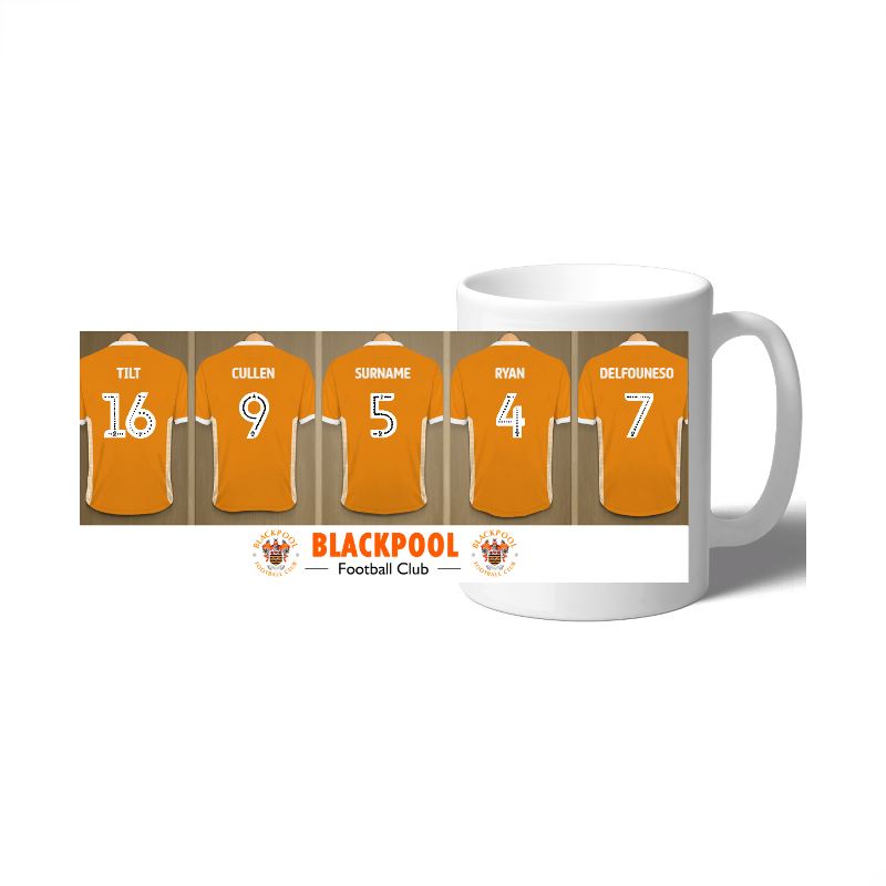 Personalised Blackpool FC Dressing Room Mug product image