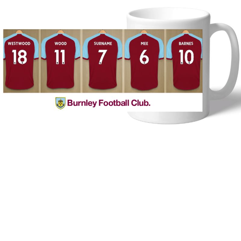 Personalised Burnley FC Dressing Room Mug product image