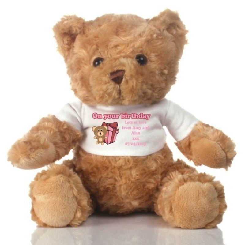 Children&rsquo;s Personalised Birthday Teddy Bear - The Personalised Gift Shop