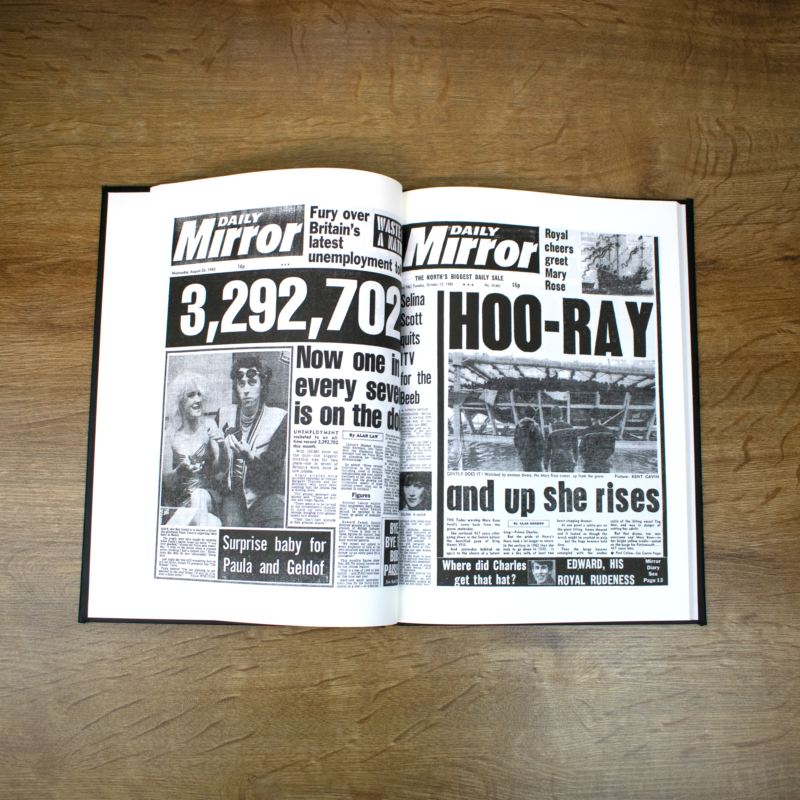 Newspaper 1970s Decade book - Hardback product image