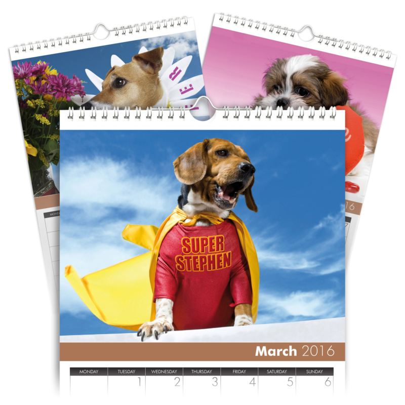 personalised dog calendar