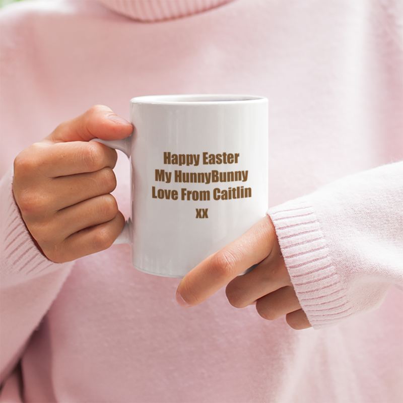 Easter Bunny Rabbit Personalised Mug product image