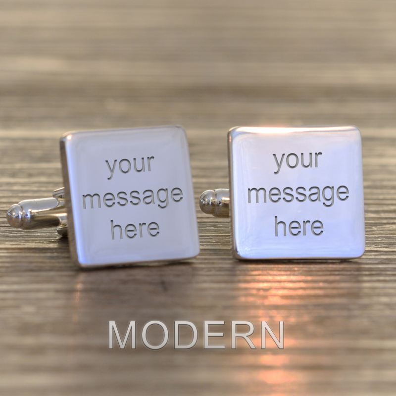 Engraved Square Cufflinks product image