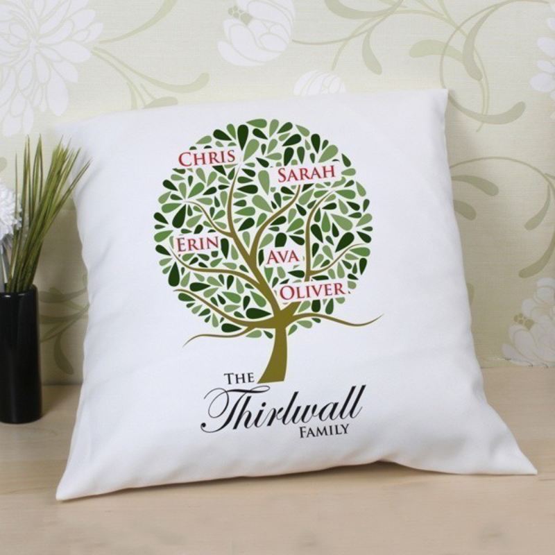 Family Tree Design Personalised Cushion product image