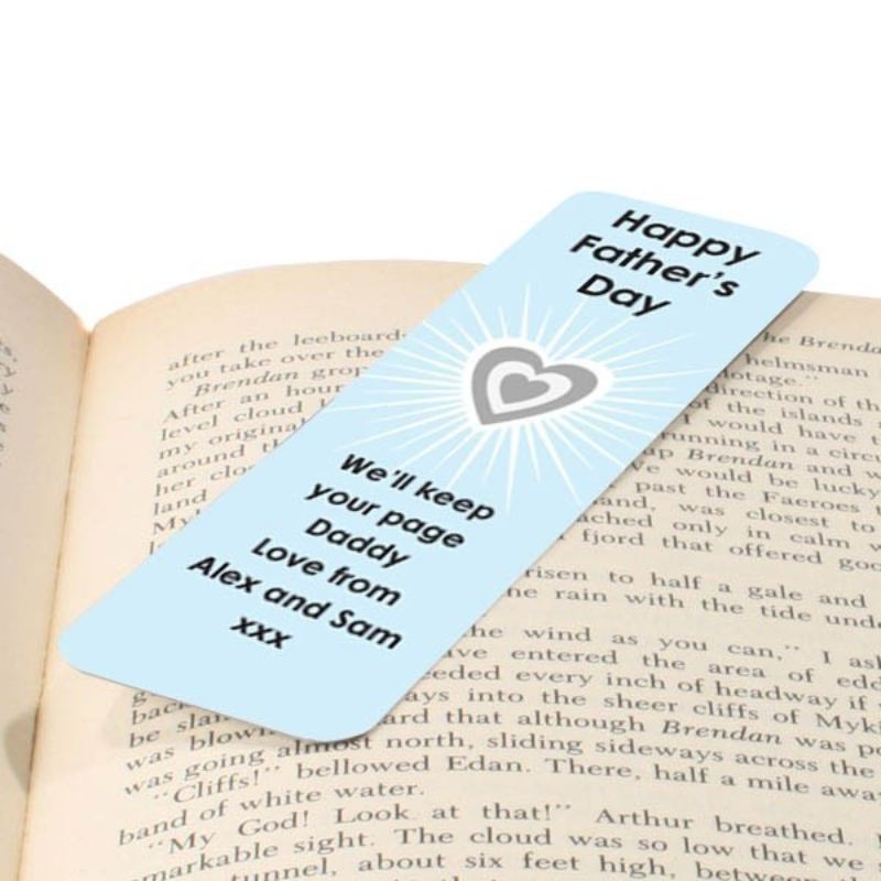 Father's Day Personalised Bookmark product image