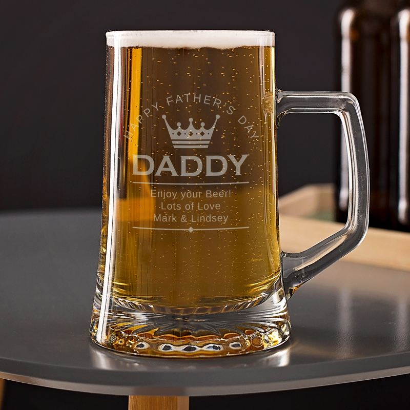 Personalised Any Name Beer Glass Tankard product image