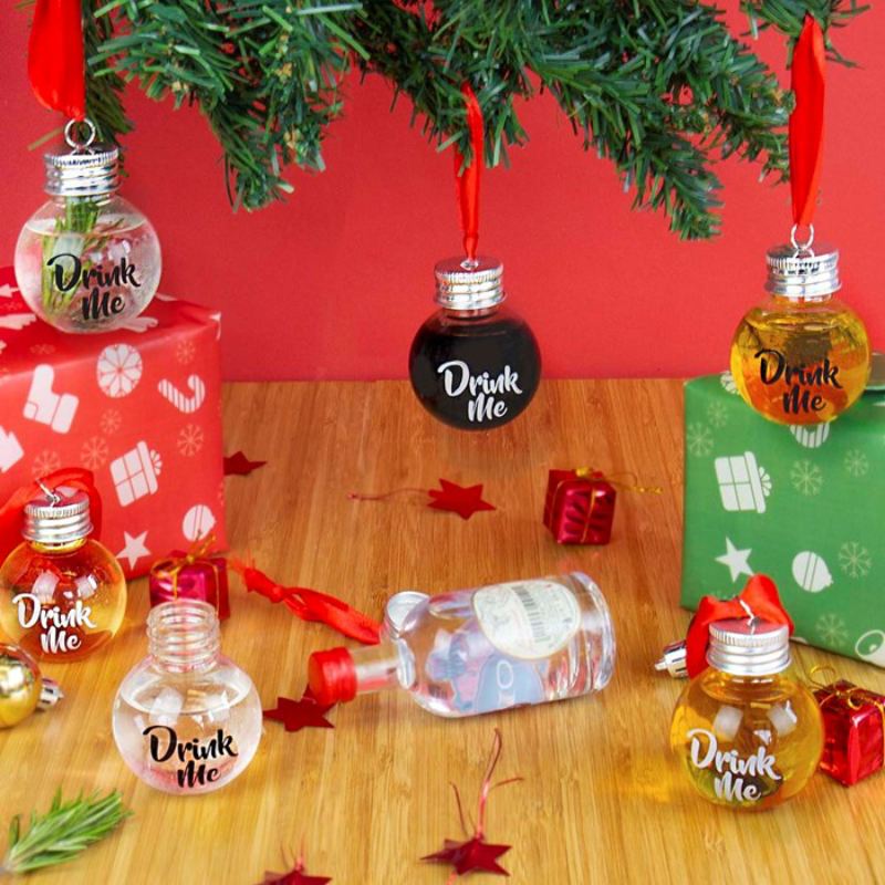 Festive Booze Balls Set Of 6 The Personalised Gift Shop