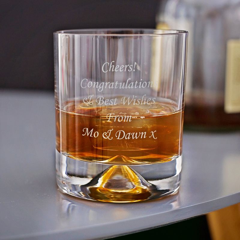 Engraved Stern Whisky Glass product image