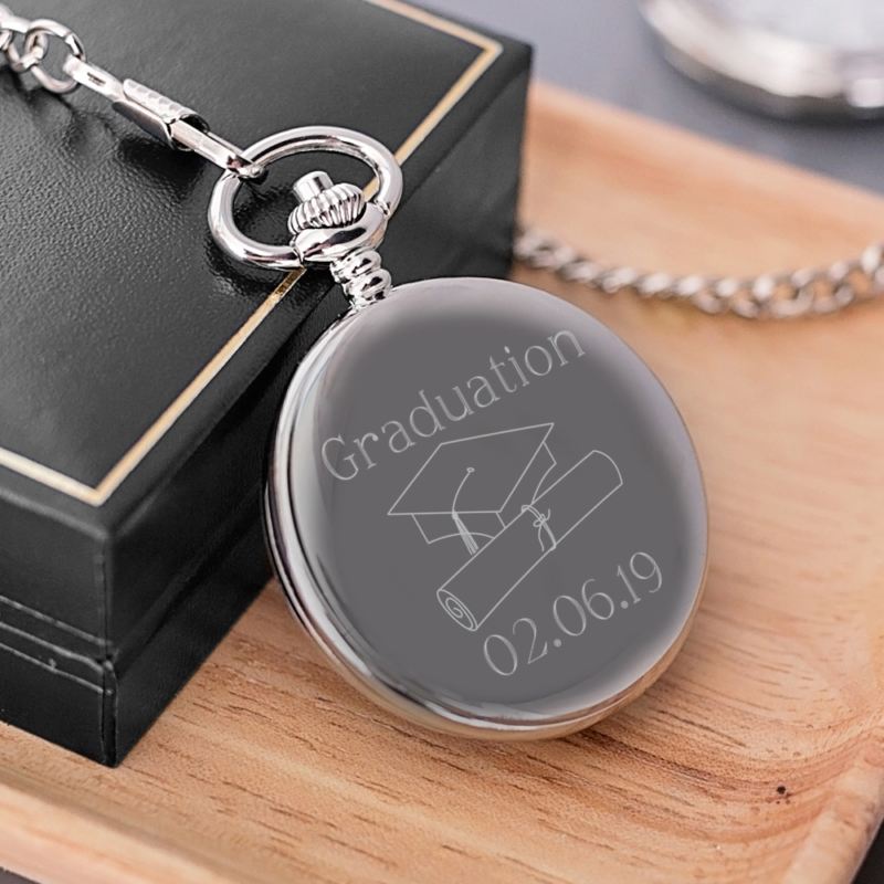 Personalised Graduation Pocket Watch product image