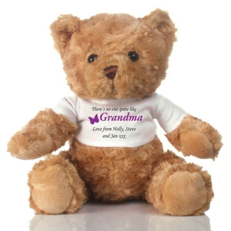 Grandma Personalised Teddy Bear product image