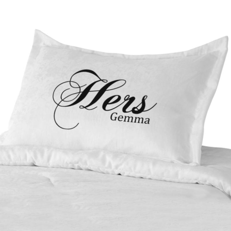 Pair Of His and Hers Pillowcases product image