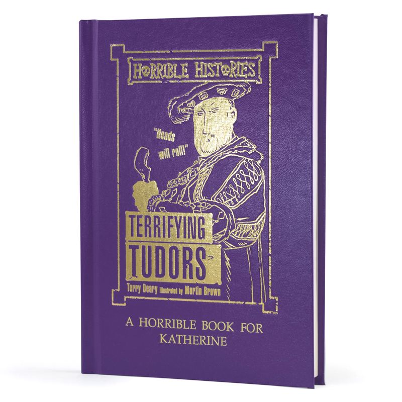 Horrible Histories Terrifying Tudors - Personalised Book product image