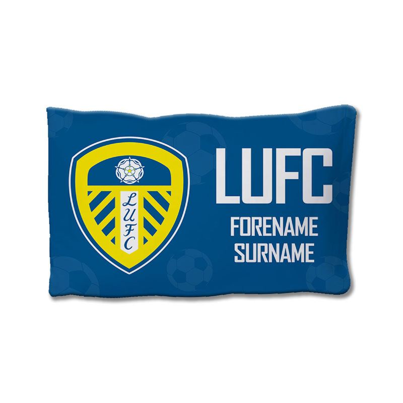 Leeds United Pillowcase LUFC Badge Gift Leeds United Pillowcase LUFC Badge Gift