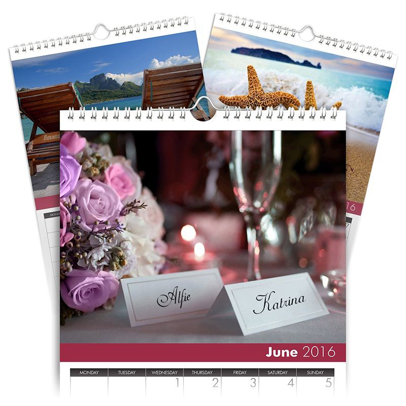 Love and Romance Personalised Calendar product image