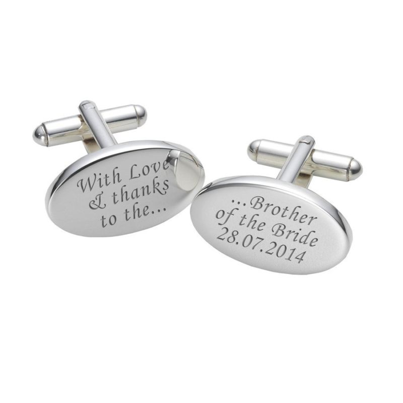 Love & Thanks Brother of the Bride Cufflinks product image