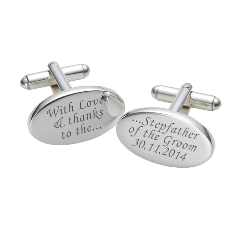 Love & Thanks - Stepfather of the Groom Cufflinks product image