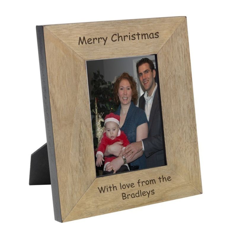 Merry Christmas Wood Frame 6 x 4 product image