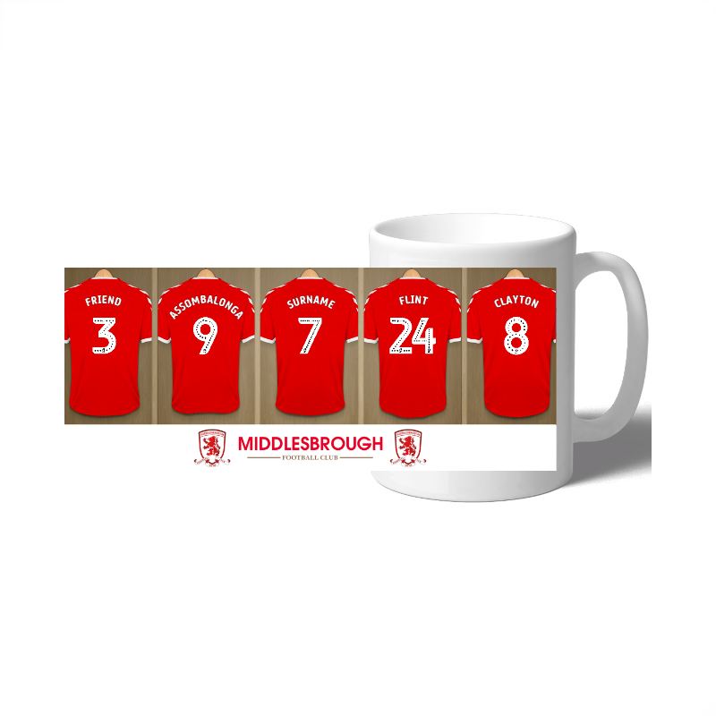 Personalised Middlesbrough FC Dressing Room Mug product image
