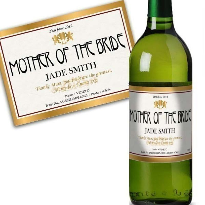 Mother of the Bride Personalised Wine product image