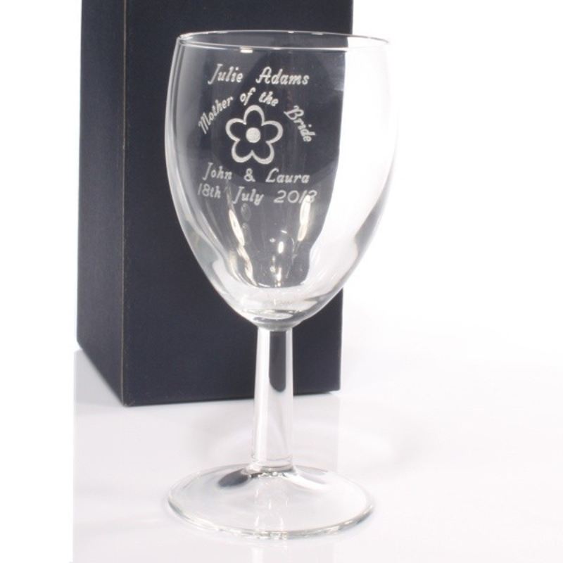 Mother Of The Bride Personalised Wine Glass product image