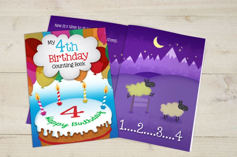 My 4th Birthday Counting Book - Softback product image