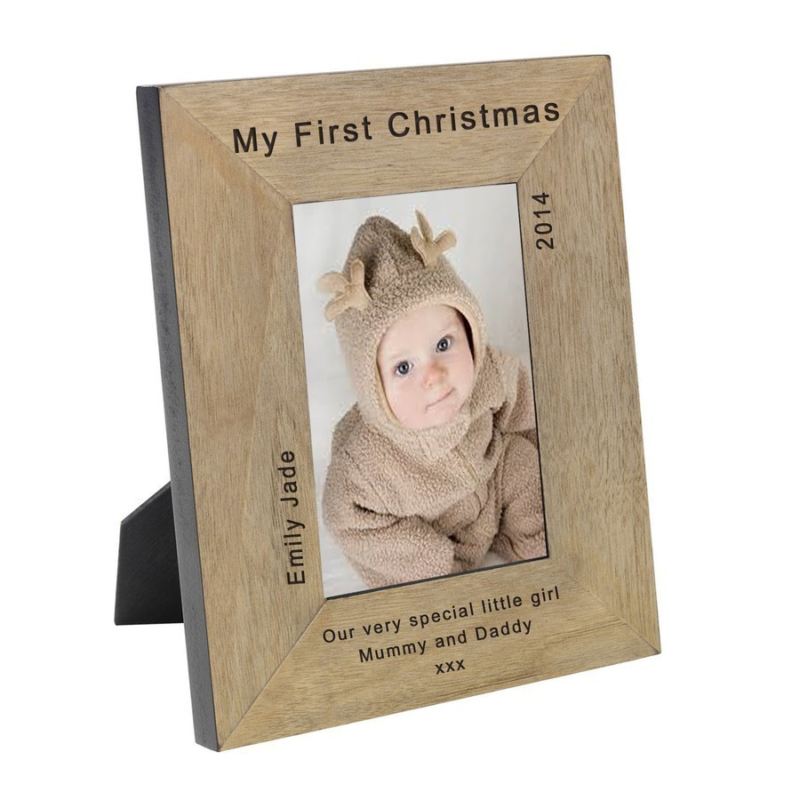 My First Christmas Wood Frame 6 x 4 product image