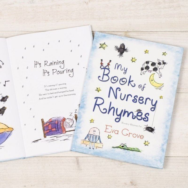 My Personalised Book of Nursery Rhymes The Personalised Gift Shop