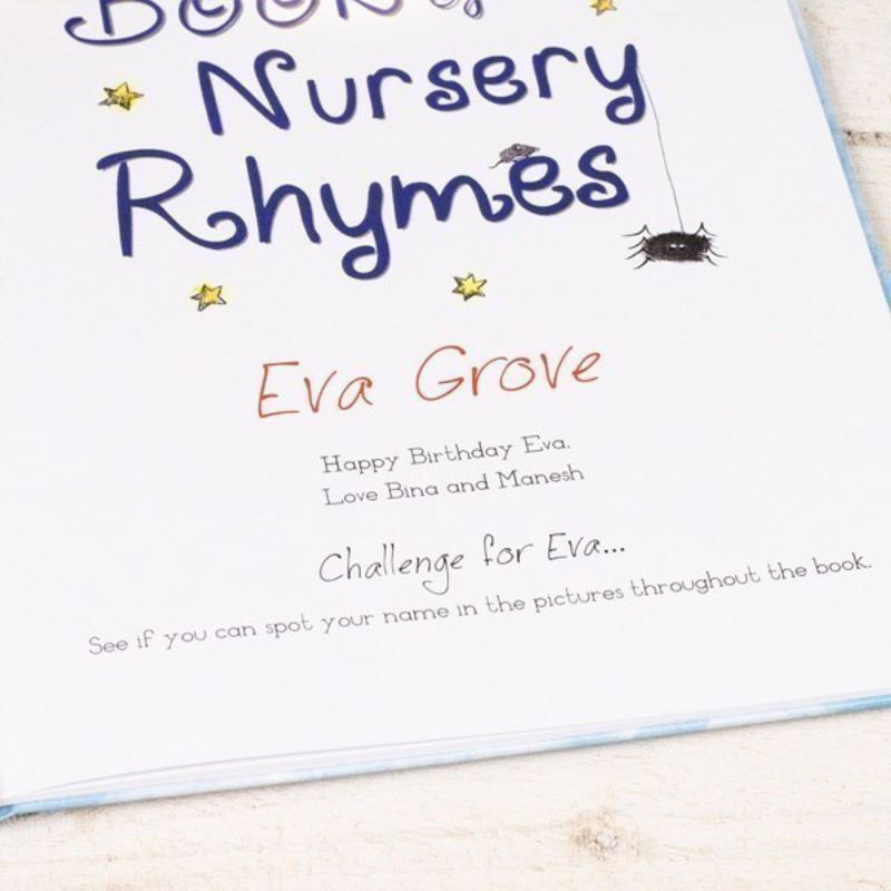 My Personalised Book of Nursery Rhymes product image