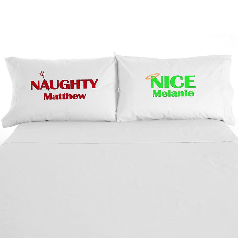 And nice pillows naughty Naughty Nice