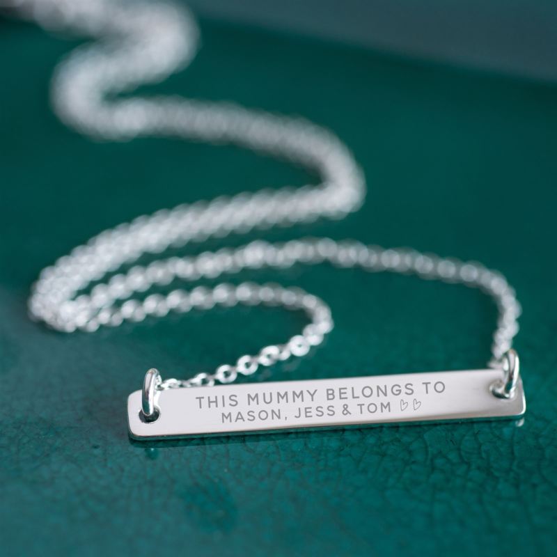 This Mummy Belongs To Engraved Necklace product image