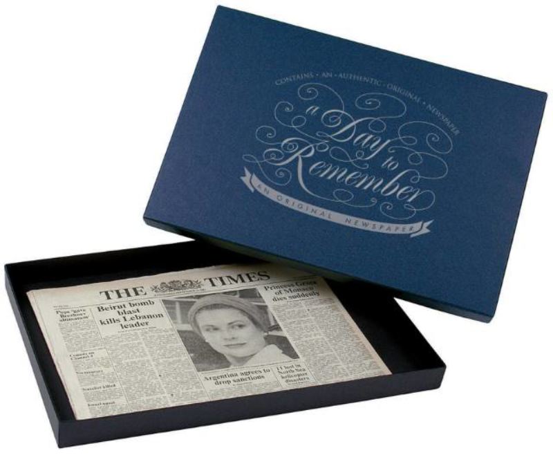 Premium Gift Boxed Original Newspaper product image