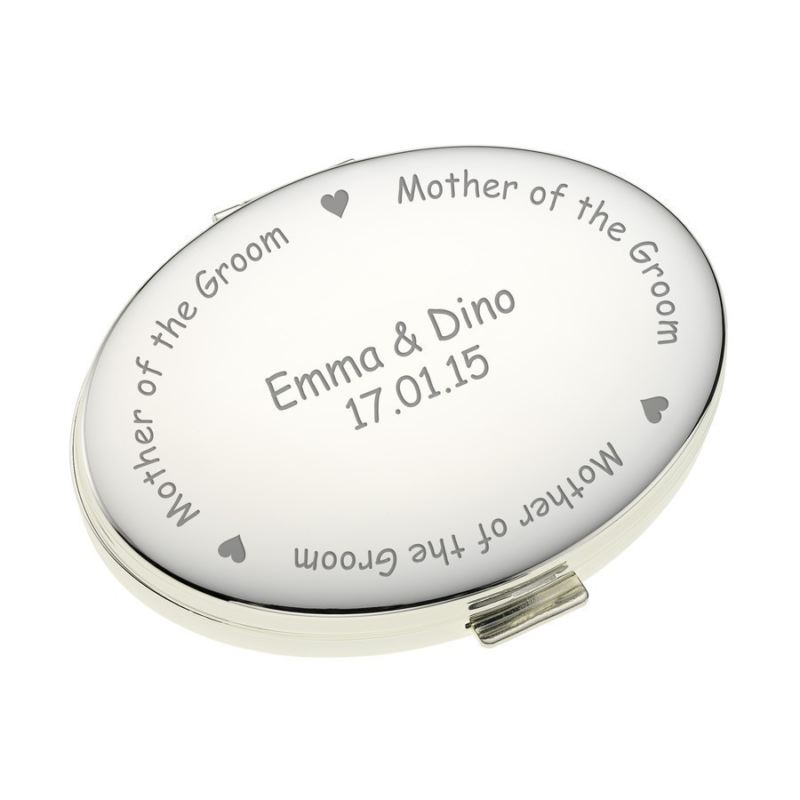 Oval Handbag Mirror - Mother of the Groom product image