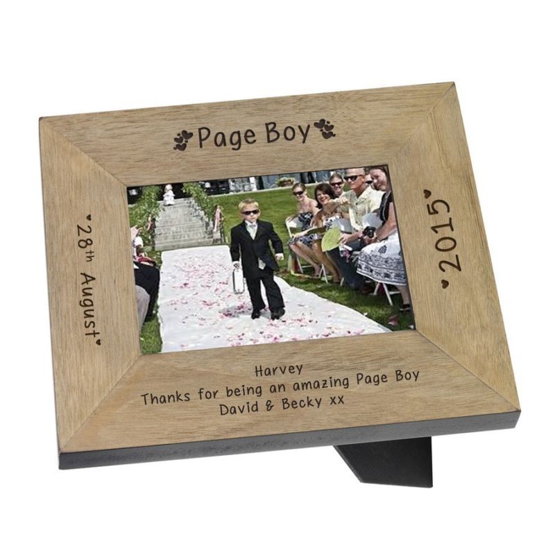 Page Boy Wood Frame 6 x 4 product image